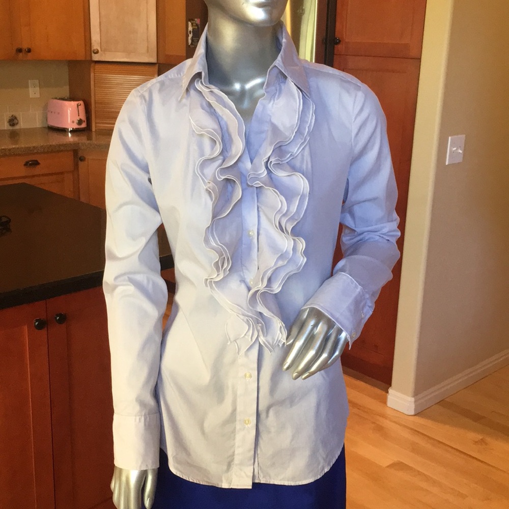 United Colors of Benetton ruffle button down